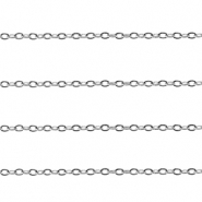 Stainless steel findings belcher chain anchor cable Silver