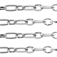 Stainless steel findings belcher chain anchor cable Silver