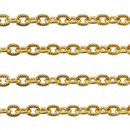 Stainless steel findings belcher chain anchor cable Gold