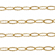 Stainless steel findings belcher chain anchor cable Gold