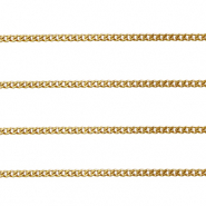 Stainless steel findings belcher chain curb links Gold