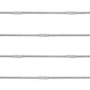 Stainless steel findings belcher chain Silver