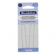 Beadalon collapsible eye needle 6.3cm (Extra Fine) Silver