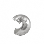 Stainless steel findings Crimp Cover 3mm Silver