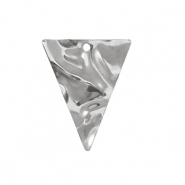 Stainless steel charms triangle Silver