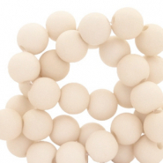 6 mm acrylic beads Cream Beige