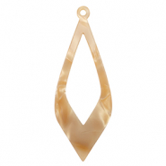 Resin pendants Sand Brown