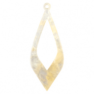 Resin pendants Sand Beige Transparent