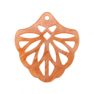 Resin pendants Coral Red