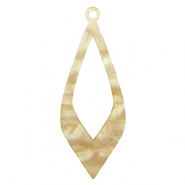 Resin pendants Sand Beige