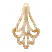 Resin pendants Sand Brown