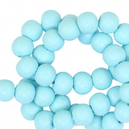 Polymer beads 6mm Light Blue