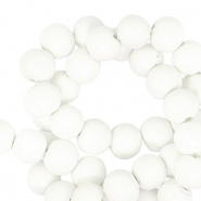 Polymer beads 6mm White