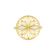 Stainless steel charms bohemian connector 20mm Gold