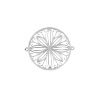 Stainless steel charms bohemian connector 20mm Silver