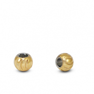 Stainless steel beads 3mm Gold