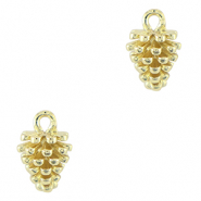Brass TQ metal charms pinecone Gold