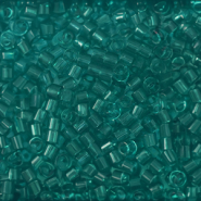Miyuki beads delica's 15/0 Transparent Caribbean teal DBS1110