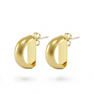 Brass TQ metal earpin Gold