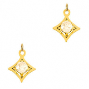 Stainless steel charms star Gold