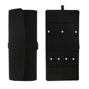 Jewellery travel case large Black