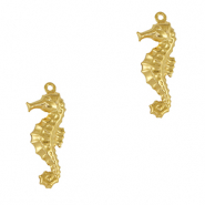 Stainless steel charms seahorse Gold