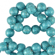 Beads Ceramic 8mm Metallic Blue