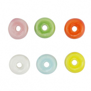 Beads Ceramic rondelle Multicolour