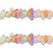 Chipstone beads Quartz Transparent Multicolour