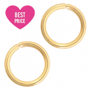 Stainless steel findings jump ring 4mm Gold