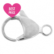 Stainless Steel findings lobster clasp 10mm Silver