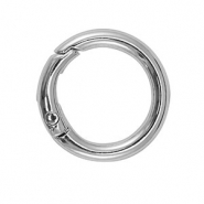Jewellery findings key chain ring Silver