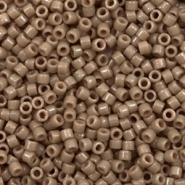 Miyuki beads delica's 11/0 Duracoat Opaque Dyed Beige