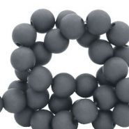 6 mm acrylic beads Anthracite