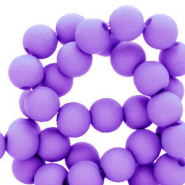 6 mm acrylic beads Purple