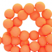 4 mm acrylic beads Orange
