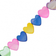 Shell beads heart Multicolour