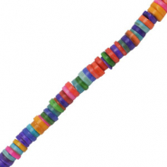 Shell beads disc Multicolor