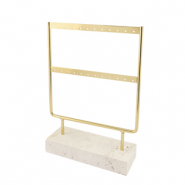 Jewellery display for earrings Natural-Gold