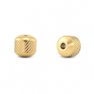 Stainless steel beads 8mm Gold