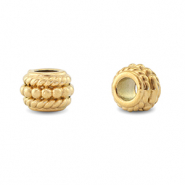 Stainless steel beads rondelle Gold