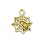 Metal charms spiderweb Gold