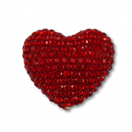 Bohemian beads heart Red
