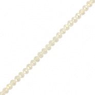 Top faceted beads 8x6mm disc Transparent