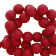 8 mm acrylic beads Red