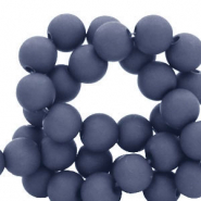 6 mm acrylic beads Anthracite