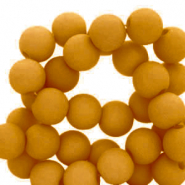 4 mm acrylic beads Light Cognac Brown