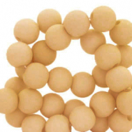 4 mm acrylic beads Light Brown