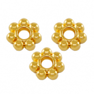 DQ European metal beads spacer Bali Ring 5.6mm Gold (nickel free)
