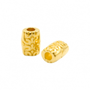 DQ European metal beads tube &Oslash;2mm Gold (nickel free)